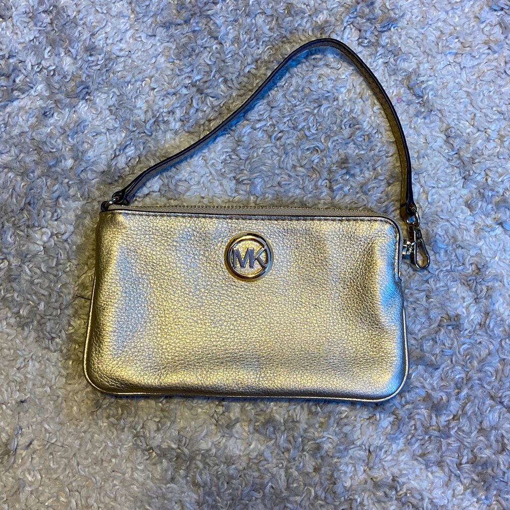 Gold Michel Kors wristlet!!!!